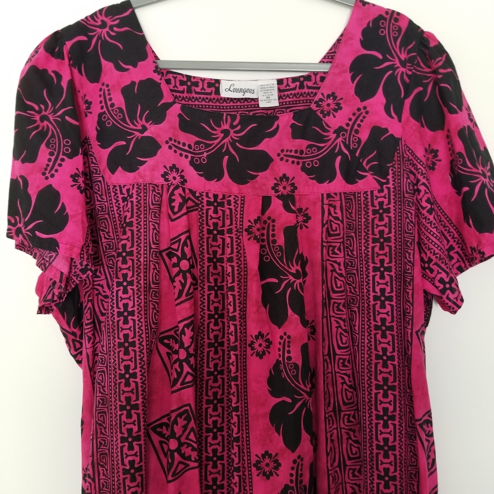 EUC • Hawaiian Muumuu • sz 3X